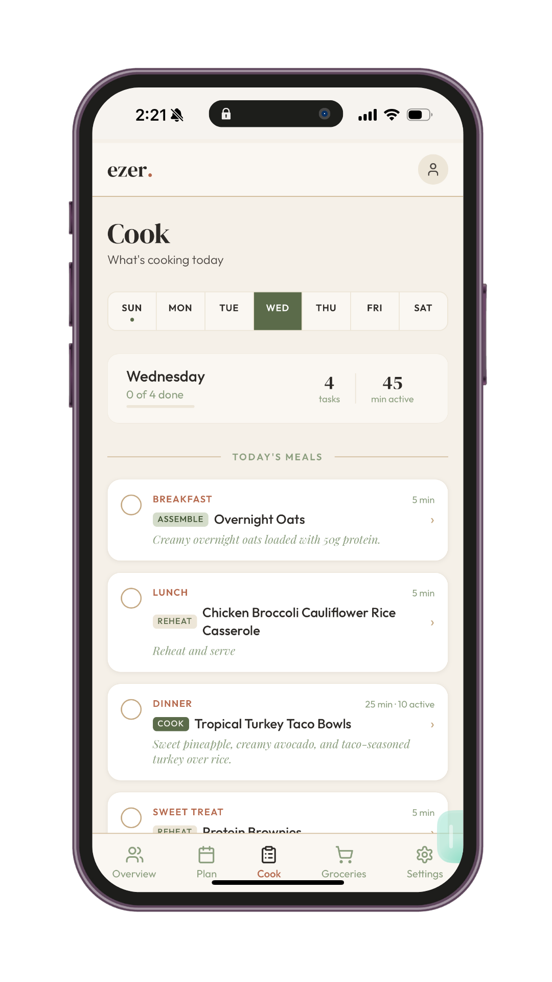 Ezer — Household Food Operating System